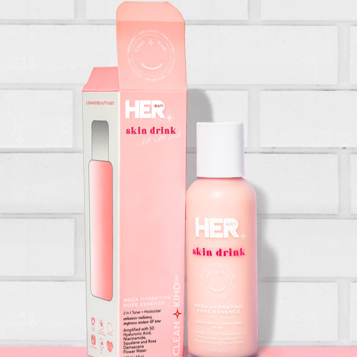 HER Beauty skin drink Hydrating Rose Essence | 2 in 1 Toner Plus - Buy Online in Pakistan at Cosmia.pk