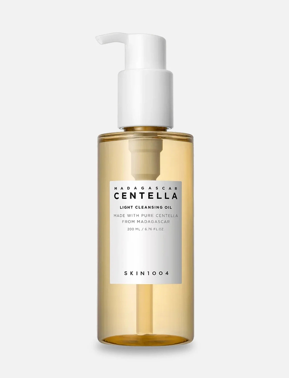 SKIN1004 centella light cleansing oil pump bottle for makeup removal