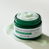 Some By Mi 30 Days Miracle Cream 60g - open jar showing cream texture