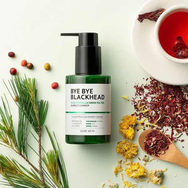 Some By Mi Bye Bye Blackhead 30 Days Miracle Green Tea Tox Bubble Cleanser – 120g - Buy Online in Pakistan at Cosmia.pk