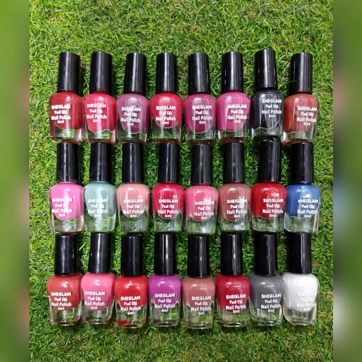SHEGLAM PEEL OFF NAIL POLISH (6ml each) - PACK OF 24 - Buy Online in Pakistan at Cosmia.pk