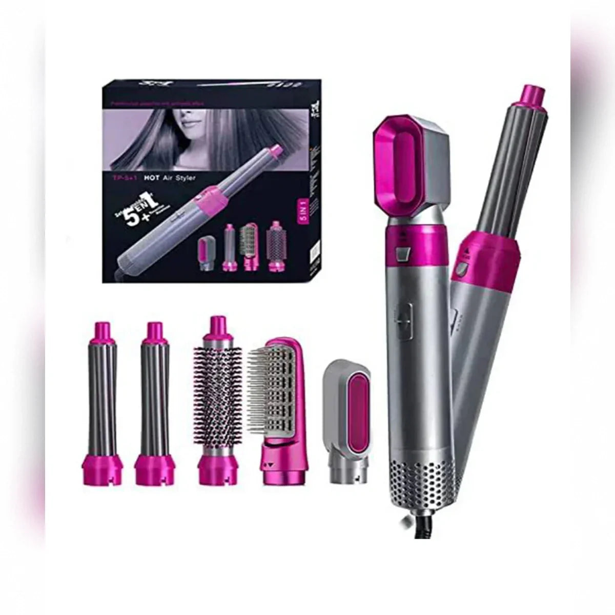 5 in 1 Hot Hair Dryer With Free Mini Spray - Limited Stock - Buy Online in Pakistan at Cosmia.pk