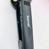 Kemei KM-2022 Hair Curling Ceramic 3 Barrel Clamp Curler - Buy Online in Pakistan at Cosmia.pk