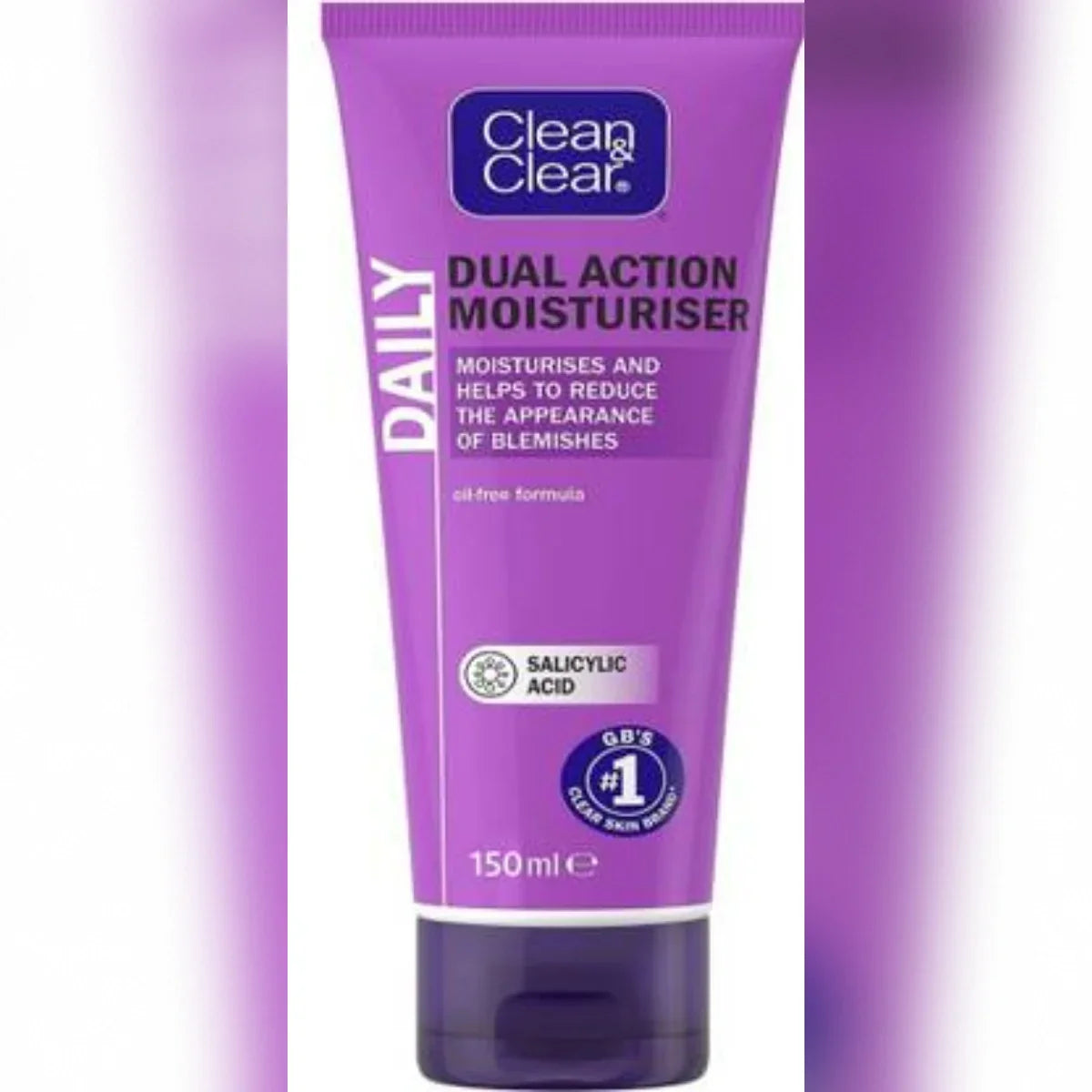 CLEAN & CLEAR Dual Action Moisturiser - 150ml - Buy Online in Pakistan at Cosmia.pk