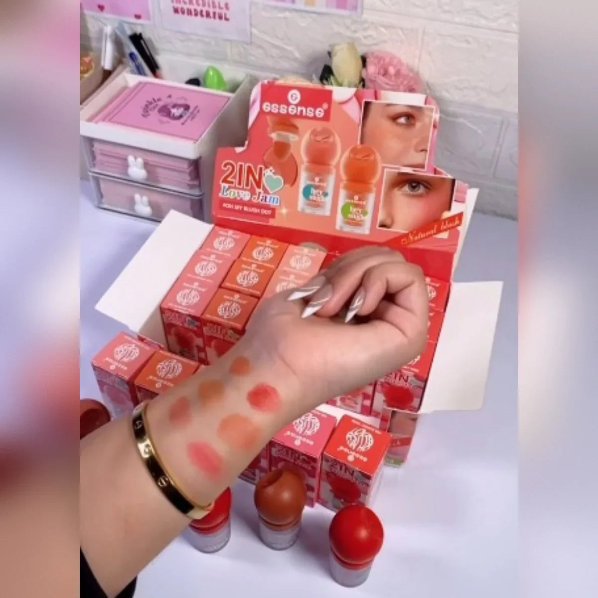 Essence 2in1 Love Jam Oh My Blush Dot Liquid Blushes - Buy Online in Pakistan at Cosmia.pk