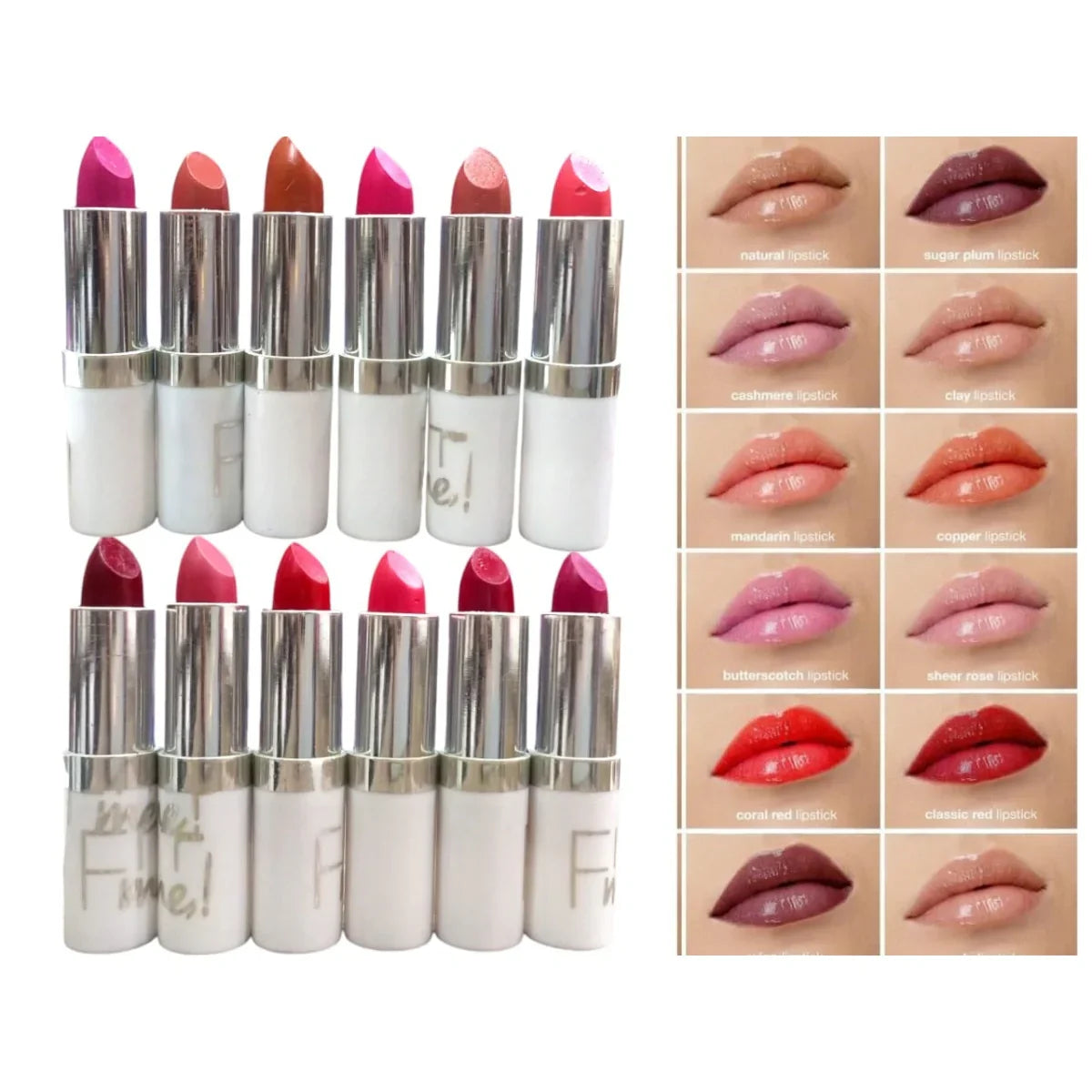 12Pcs Fitme Lipsticks box - Buy Online in Pakistan at Cosmia.pk