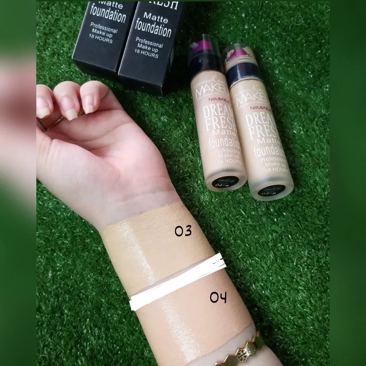 Noubablak Dream Fresh Matte Foundation 18 Hour Professional - Buy Online in Pakistan at Cosmia.pk
