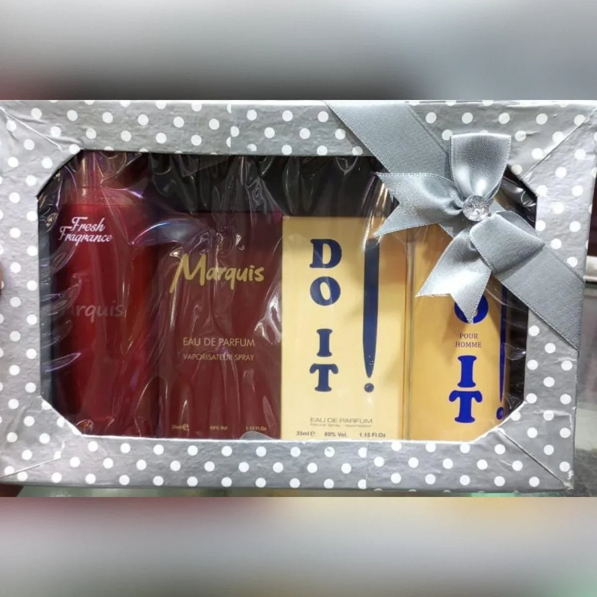 Perfume Gift Pack – Marques & Do It Fragrance Combo (4 Pcs Set) - Buy Online in Pakistan at Cosmia.pk