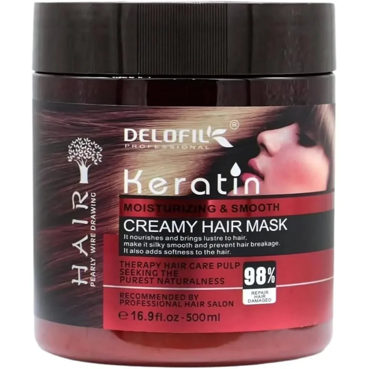 Delofil Professional Keratin Hair Mask - Buy Online in Pakistan at Cosmia.pk