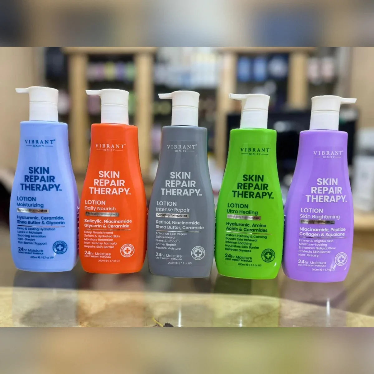 Vibrant Beauty Skin Repair Therapy lotions - 200ml - Buy Online in Pakistan at Cosmia.pk