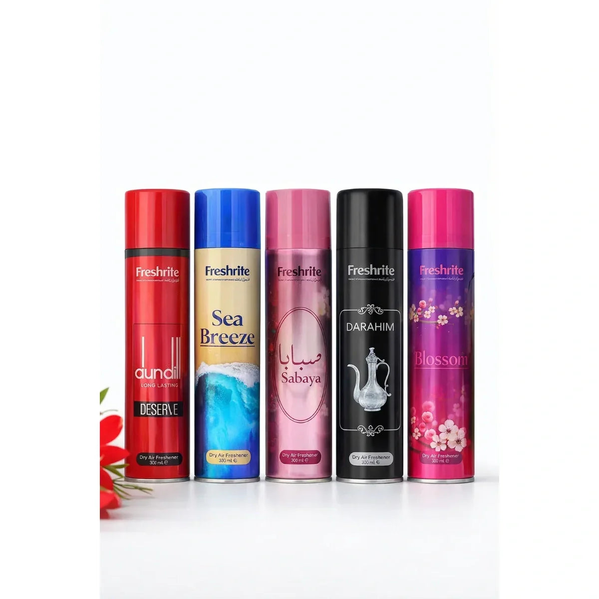 Freshrite Air Fresheners Pack of 5 - 300ml - Buy Online in Pakistan at Cosmia.pk
