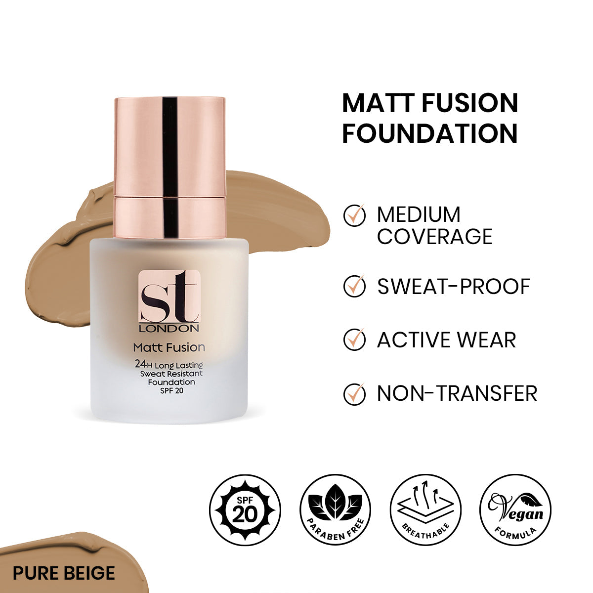 ST London - Matt Fusion Foundation - Buy Online in Pakistan at Cosmia.pk