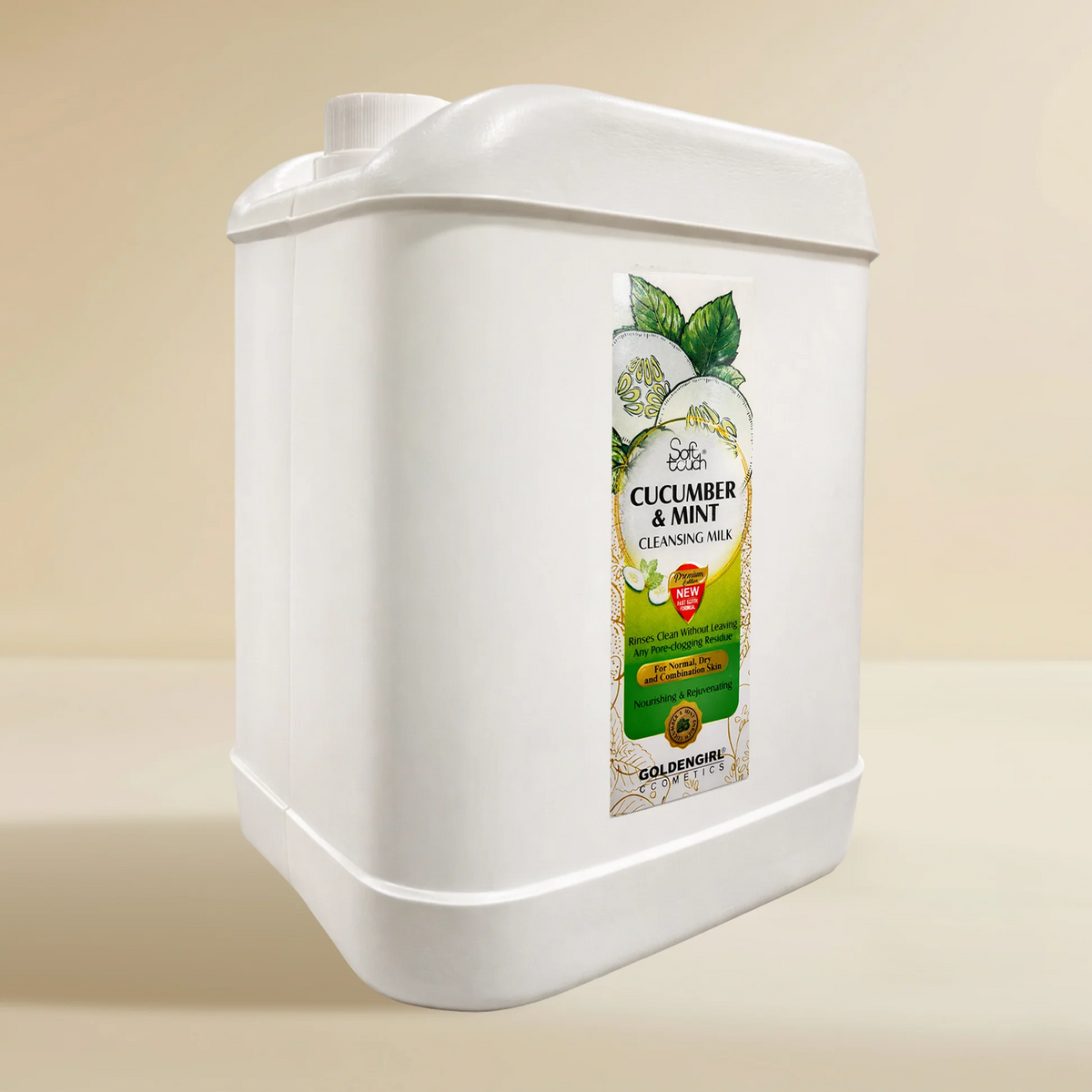 Soft Touch Cucumber and Mint Cleansing Milk - 5 Litre