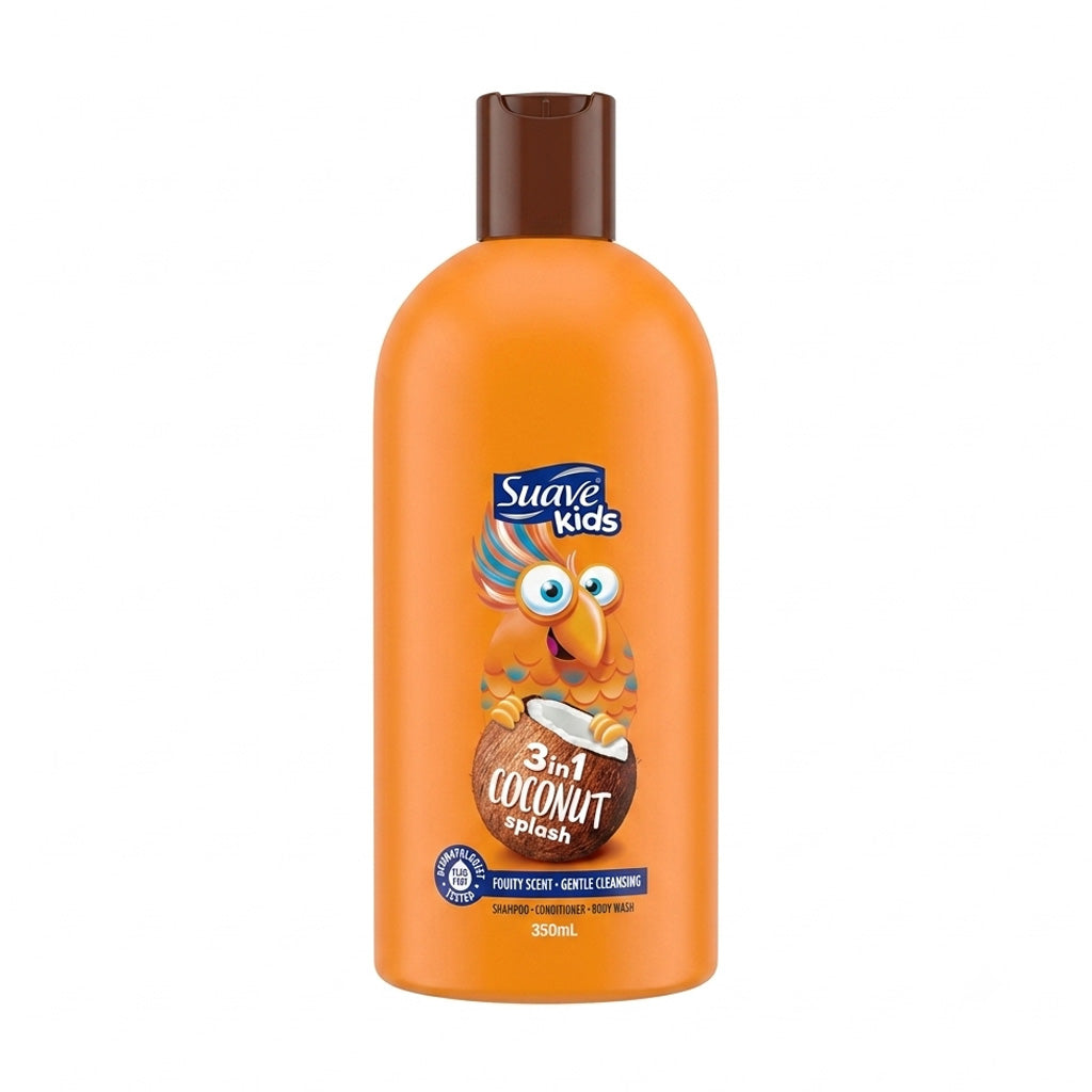 Suave Kids 3-in-1 Coconut Splash Shampoo, Conditioner + Body Wash - Image 1
