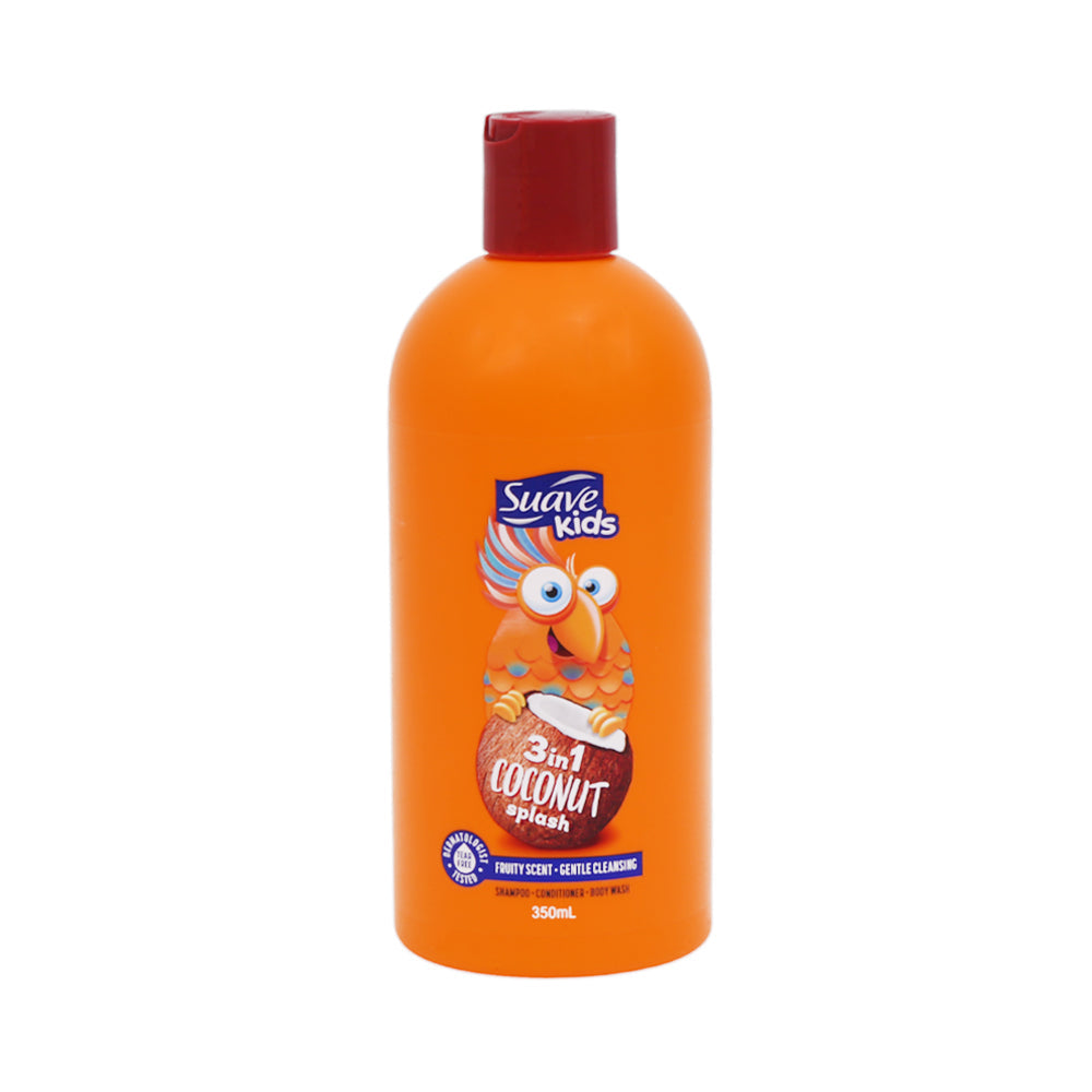 Suave Kids 3-in-1 Coconut Splash Shampoo, Conditioner + Body Wash - Image 3