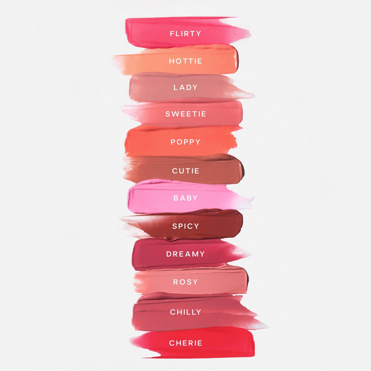 Saie Dew Blush Liquid Cheek Flush shade swatches