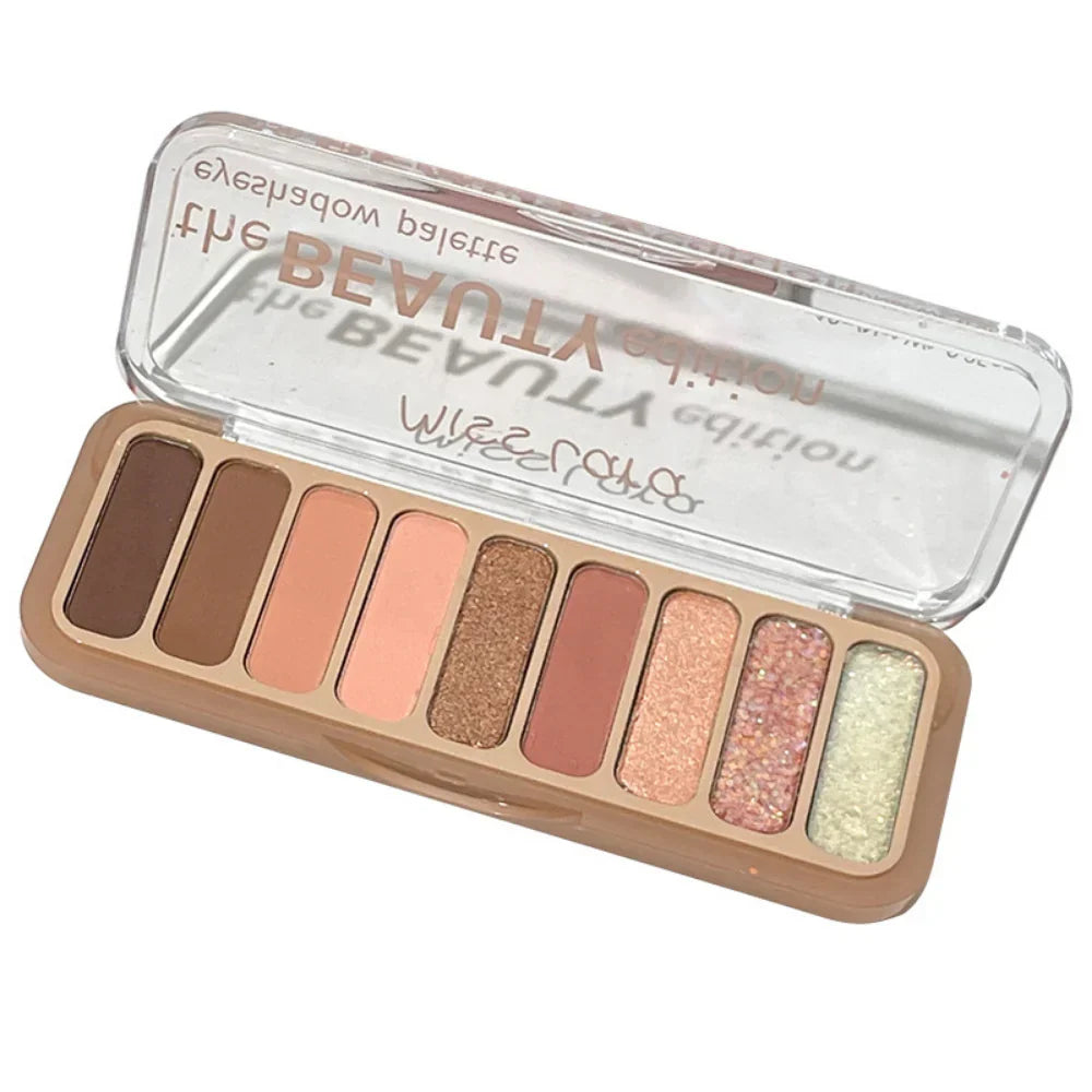 Miss Lara 9-color Blush Highlighter Eyeshadow Palette - Buy Online in Pakistan at Cosmia.pk