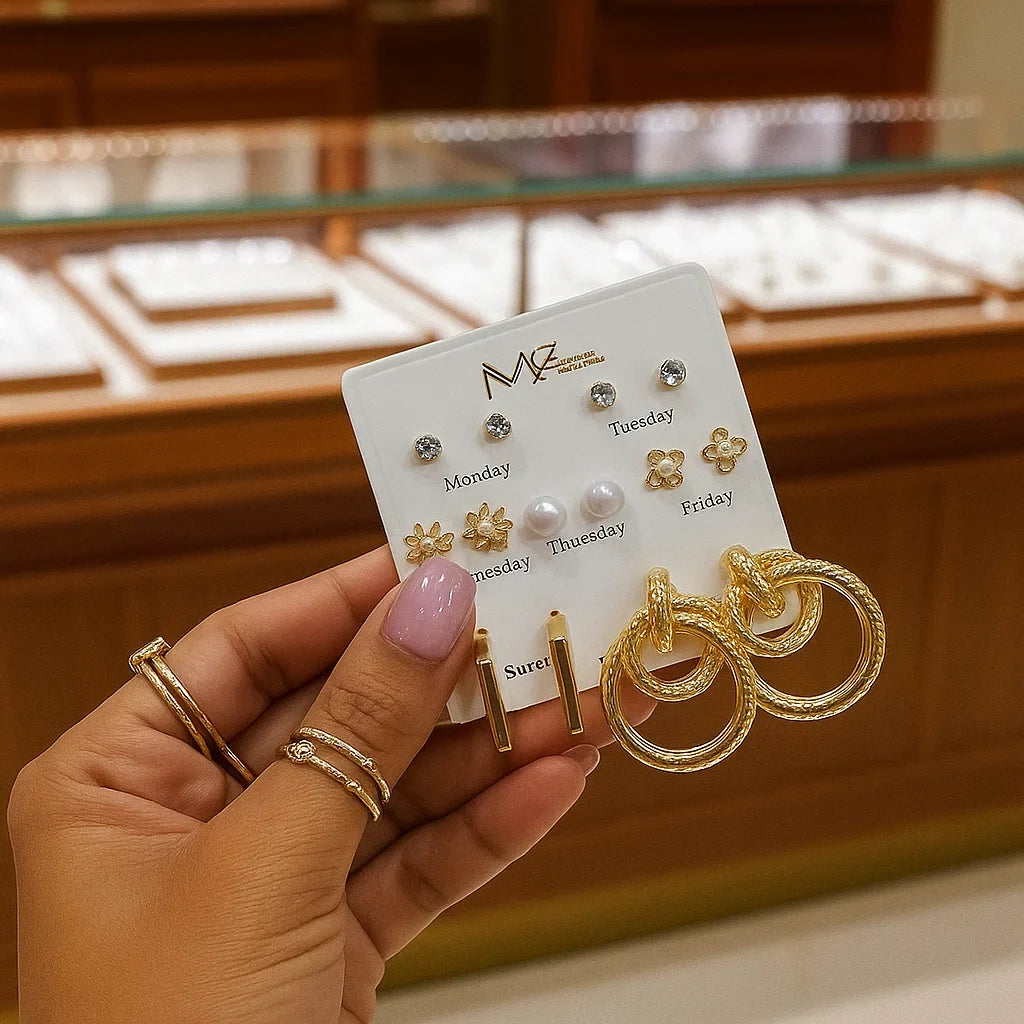 Combo Card Earring Set for Women - Buy Online in Pakistan at Cosmia.pk