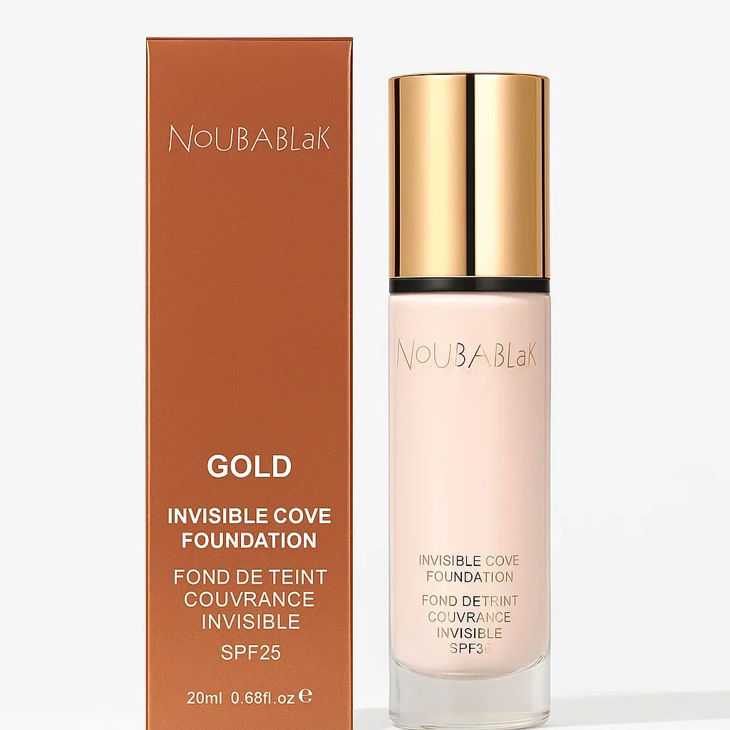 NoubaBlak Gold Invisible Cover Foundation SPF 25 – 20ml - Buy Online in Pakistan at Cosmia.pk