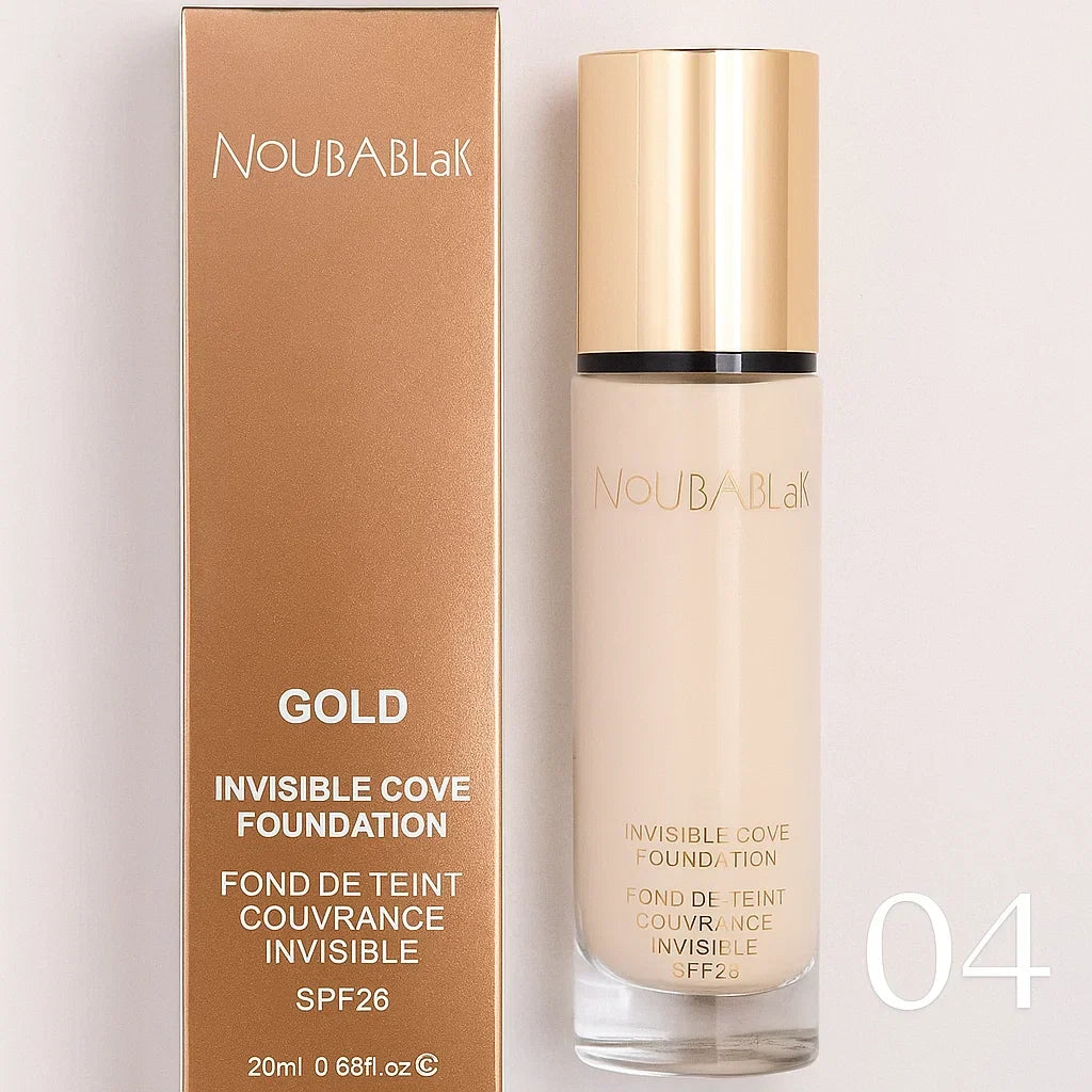 NoubaBlak Gold Invisible Cover Foundation SPF 25 – 20ml - Buy Online in Pakistan at Cosmia.pk