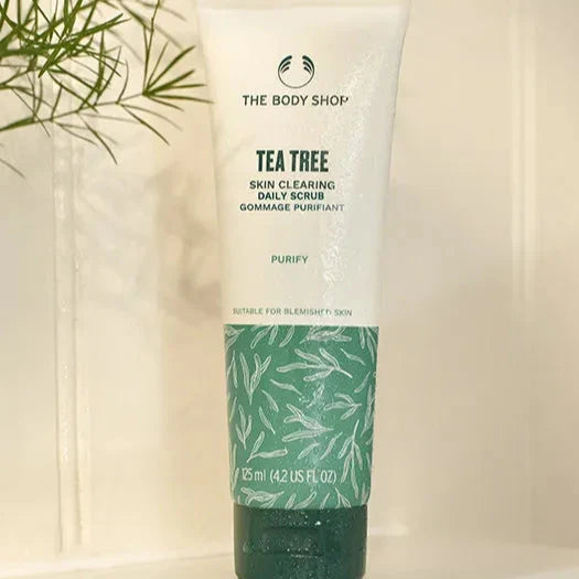 The Body Shop Tea Tree Squeaky-Clean Scrub -  125ml - Buy Online in Pakistan at Cosmia.pk