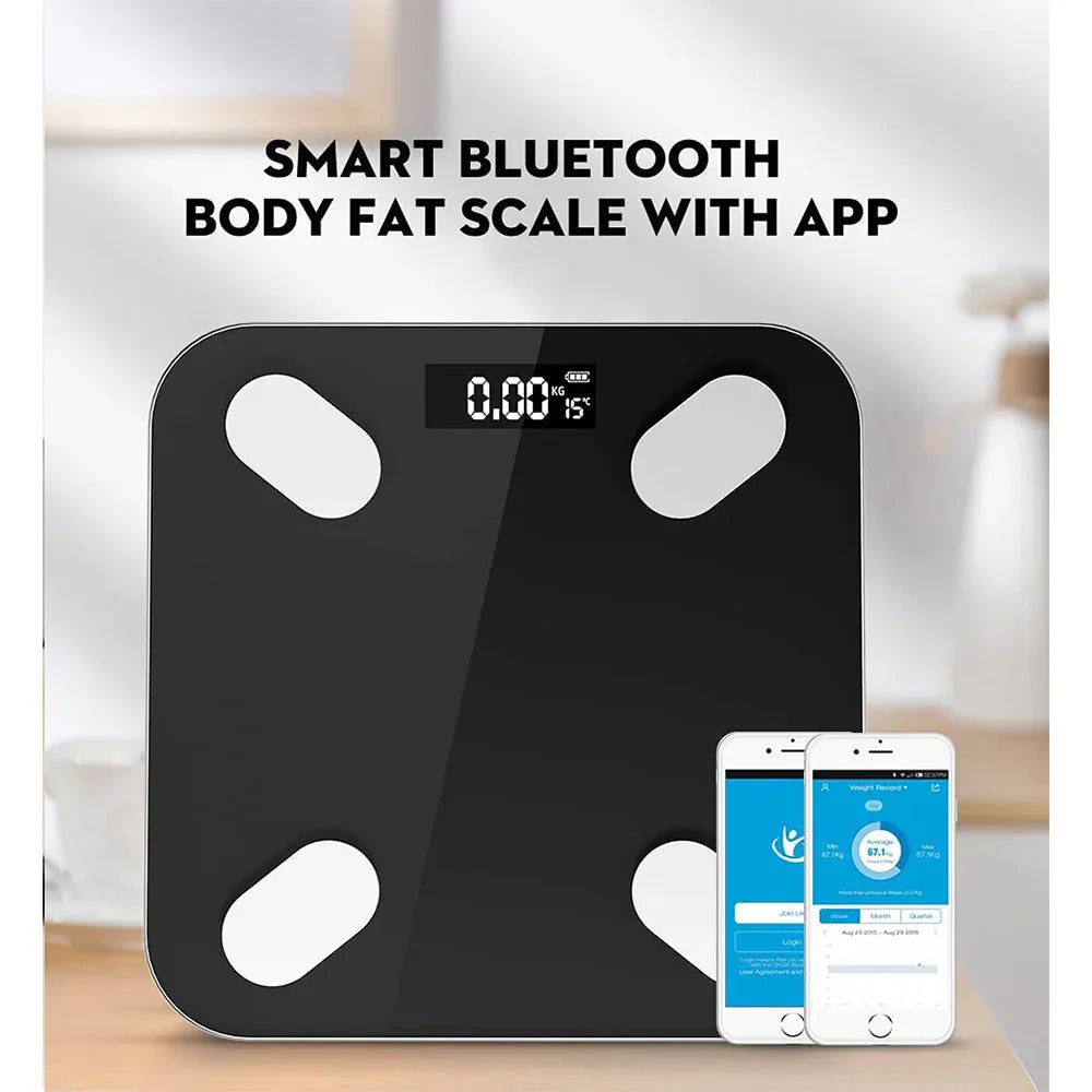 Bluetooth Smart Scale Digital Weight Scale Highly Accurate Body Weight - Buy Online in Pakistan at Cosmia.pk