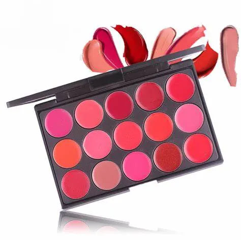 Miss Rose Matte Nourishing Lip Cream Palette - 15 Colors - Buy Online in Pakistan at Cosmia.pk
