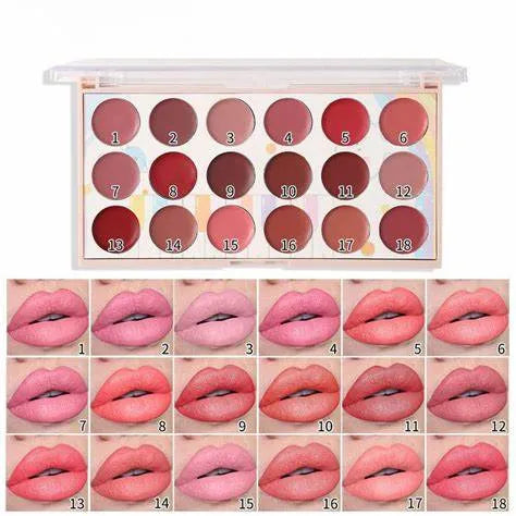 Miss Rose Lip Palette - 18 Colors - Buy Online in Pakistan at Cosmia.pk