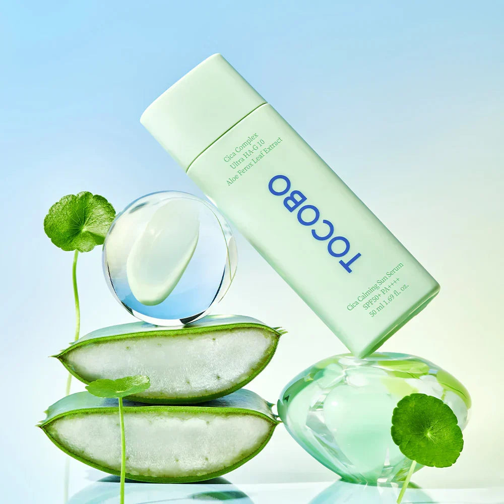 Tocobo Cica Calming Sun Serum SPF50+ PA++++ 50ml - Buy Online in Pakistan at Cosmia.pk