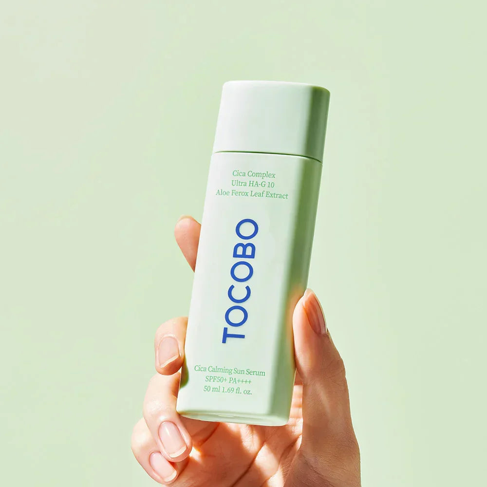 Tocobo Cica Calming Sun Serum SPF50+ PA++++ 50ml - Buy Online in Pakistan at Cosmia.pk
