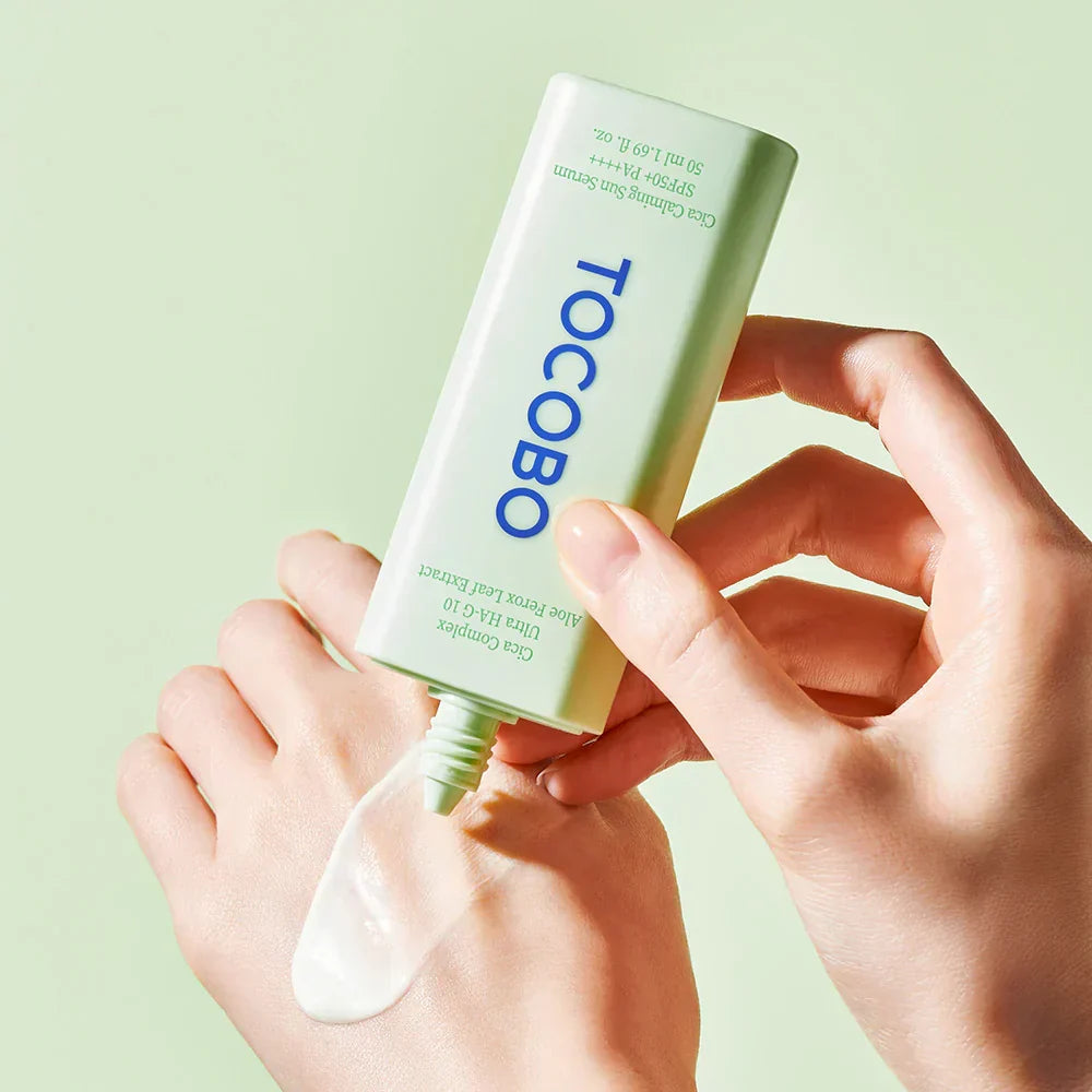 Tocobo Cica Calming Sun Serum SPF50+ PA++++ 50ml - Buy Online in Pakistan at Cosmia.pk