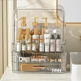 Transparent Dustproof Makeup Organizer - Buy Online in Pakistan at Cosmia.pk