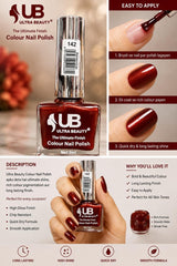 Ultra Beauty nail polish shade 142 — the ultimate finish colour nail polish online in Pakistan