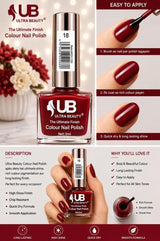 Ultra Beauty nail polish shade 18 — the ultimate finish colour nail polish online in Pakistan