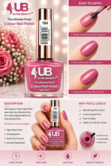 Ultra Beauty nail polish shade 184 — the ultimate finish colour nail polish online in Pakistan
