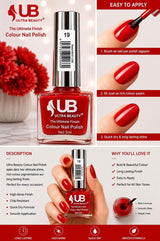 Ultra Beauty nail polish shade 19 — the ultimate finish colour nail polish online in Pakistan