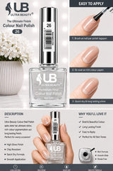 Ultra Beauty nail polish shade 26 — the ultimate finish colour nail polish online in Pakistan