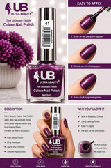 Ultra Beauty nail polish shade 41 — the ultimate finish colour nail polish online in Pakistan