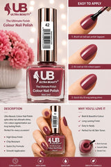 Ultra Beauty nail polish shade 42 — the ultimate finish colour nail polish online in Pakistan