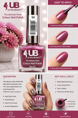 Ultra Beauty nail polish shade 54 — the ultimate finish colour nail polish online in Pakistan