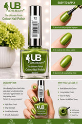 Ultra Beauty nail polish shade 72 — the ultimate finish colour nail polish online in Pakistan