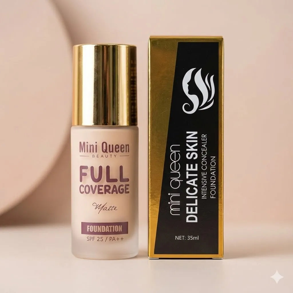 Mini Queen Delicate Skin Intensive Concealer Foundation - 35ml - Buy Online in Pakistan at Cosmia.pk