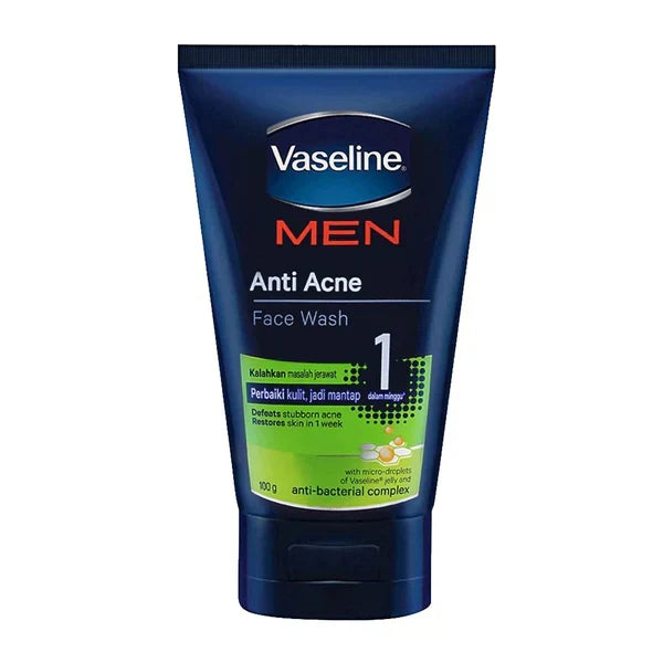 Vaseline Men Anti Acne Face Wash - 100g - Buy Online in Pakistan at Cosmia.pk