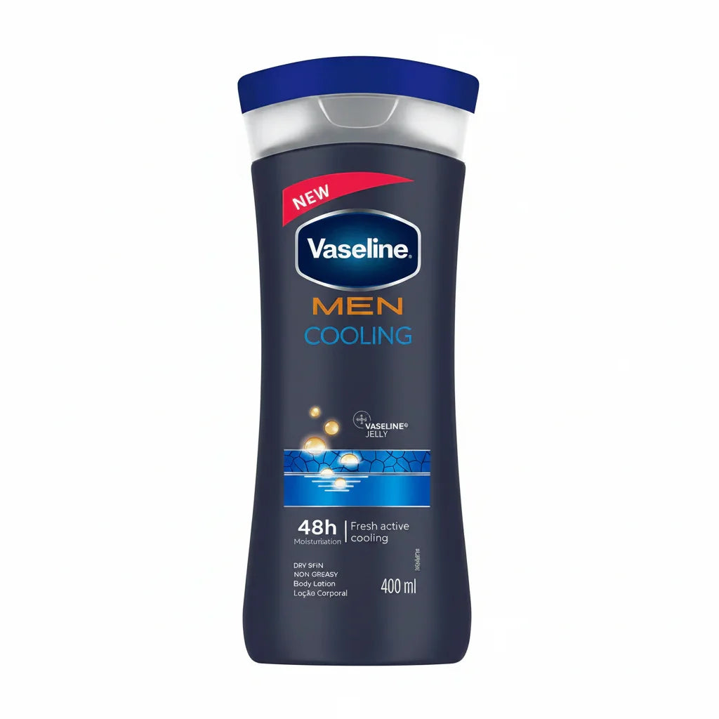 Vaseline Men Cooling 48H Body Lotion - 400ml - Buy Online in Pakistan at Cosmia.pk