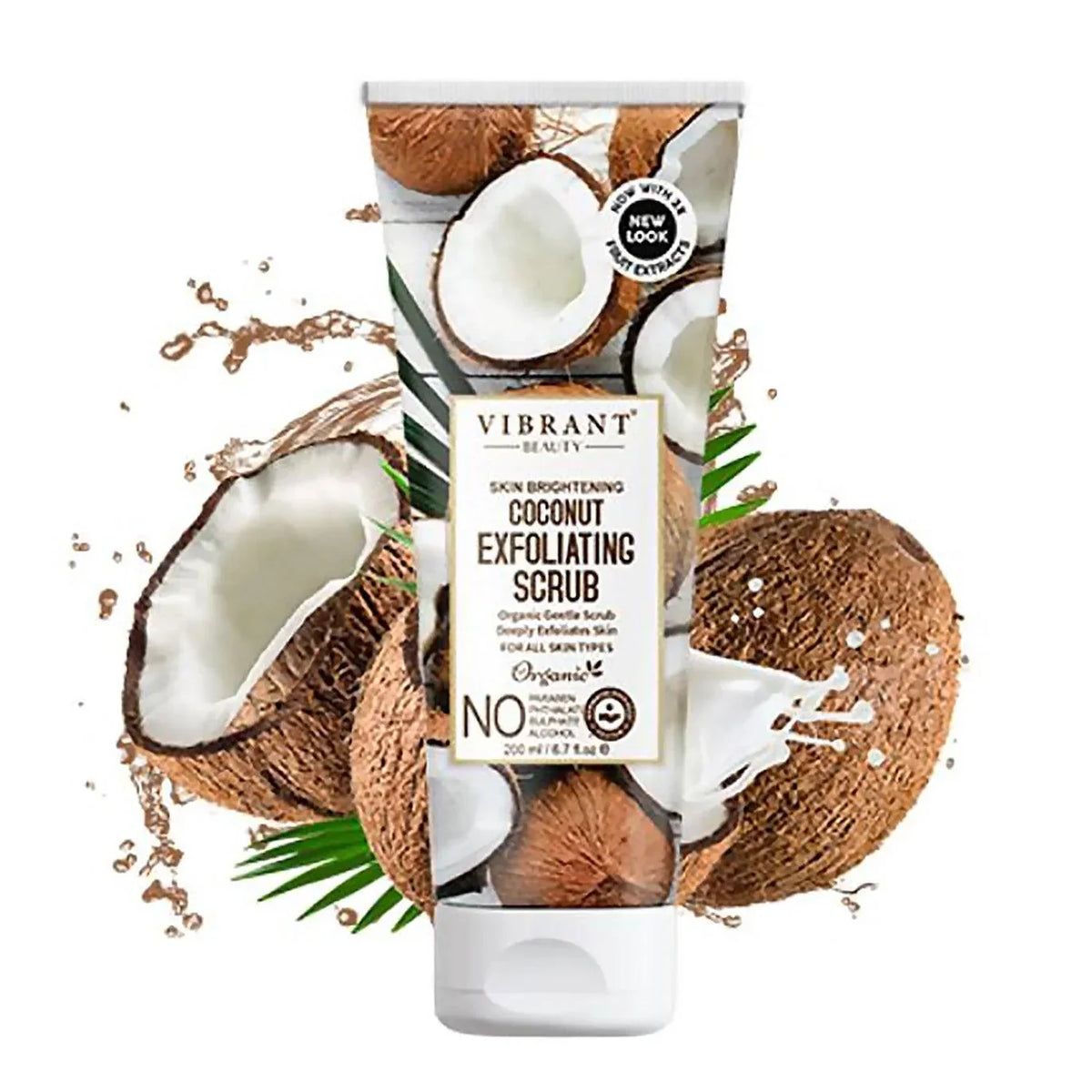 Vibrant Beauty Coconut Exfoliating Scrub - 200ml - Buy Online in Pakistan at Cosmia.pk
