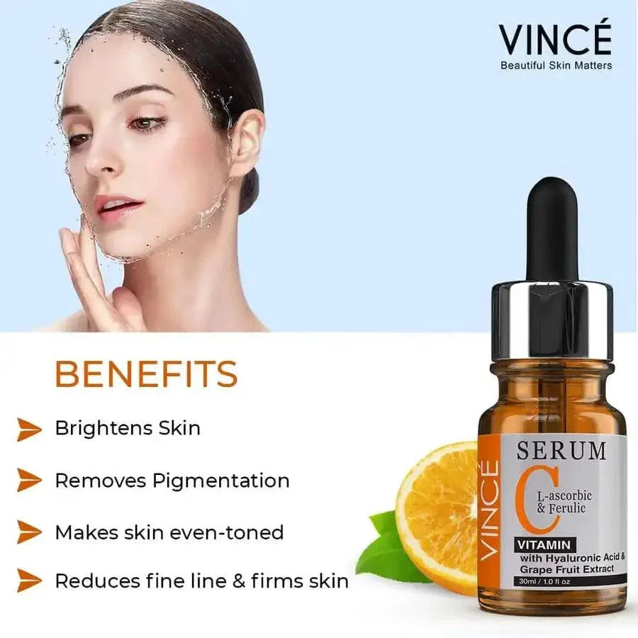 Vince Vitamin C Serum 30ml - Buy Online in Pakistan at Cosmia.pk
