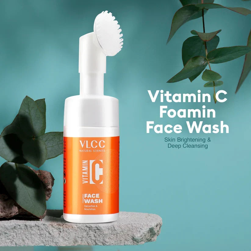 VLCC Vitamin C Foaming Facewash - 100ml - Buy Online in Pakistan at Cosmia.pk