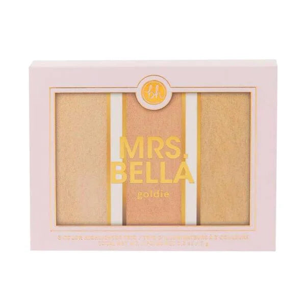 Bh Comsetics Mrs. Bella Highlighter Palette - 3 Colors - Buy Online in Pakistan at Cosmia.pk