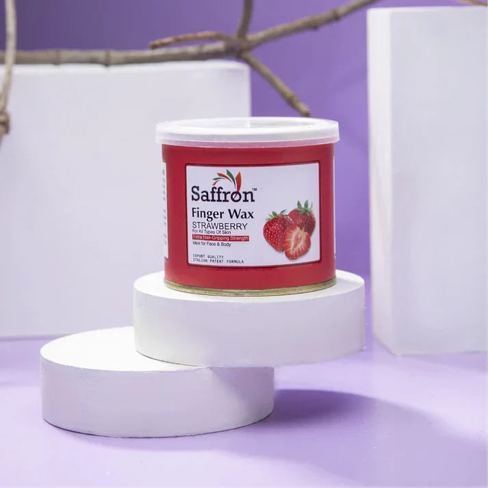 Saffron Finger Wax Strawberry 175gm - Buy Online in Pakistan at Cosmia.pk