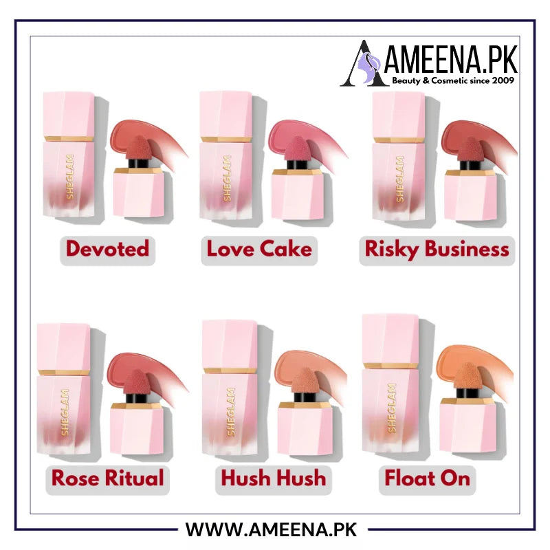 Shein Sheglam Color Bloom Dayglow Liquid Blush - Buy Online in Pakistan at Cosmia.pk